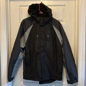 Free Country FCXTREME Snowboard Jacket Mens Outerwear Ski Hike Black Gray